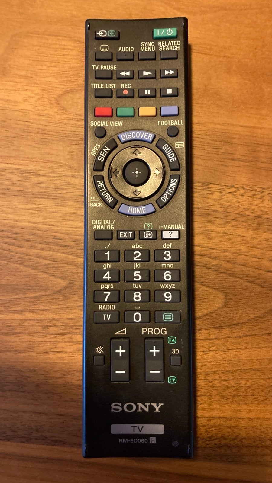 Sony RM-ED060 TV Afstandsbediening - Gebruikt, Gebruikt, Tv, Ophalen of Verzenden, Origineel