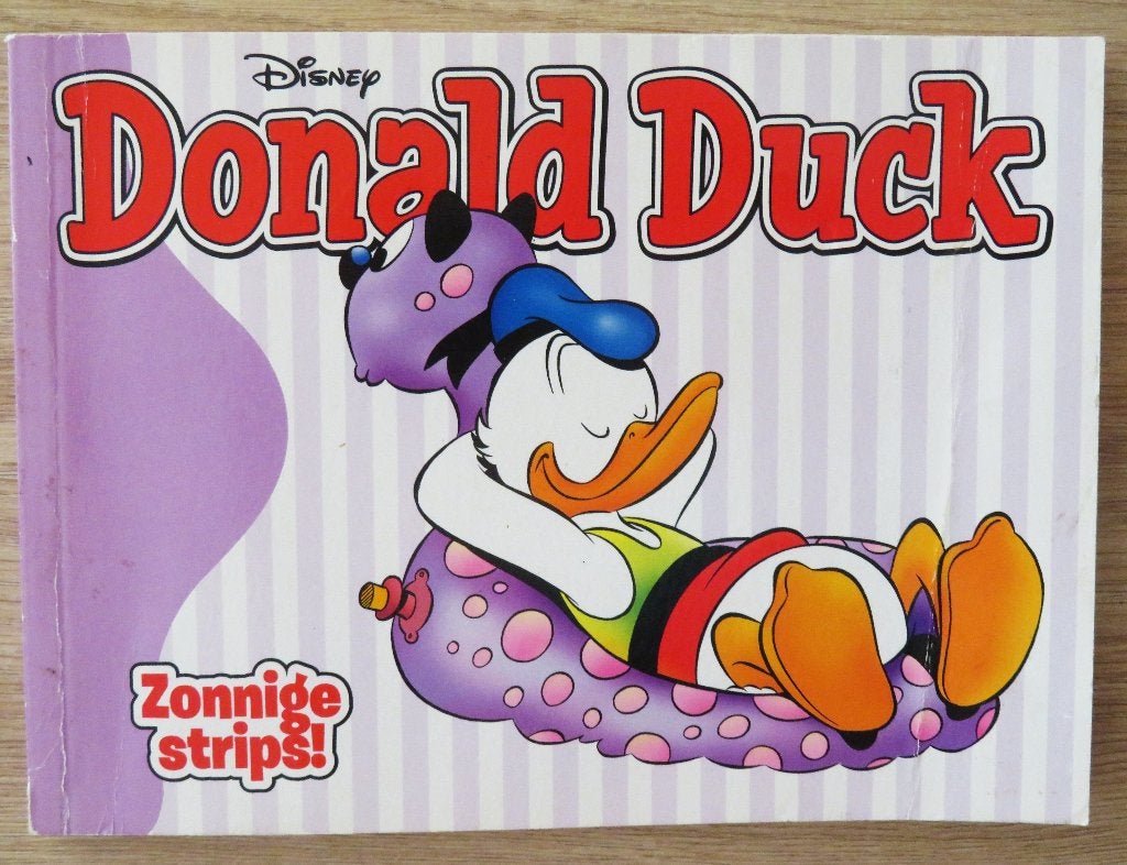 Donald Duck pocket Zonnige Strips ( NUR 362 - Oblong nr 15 ), Eén stripboek, Ophalen of Verzenden, Gelezen