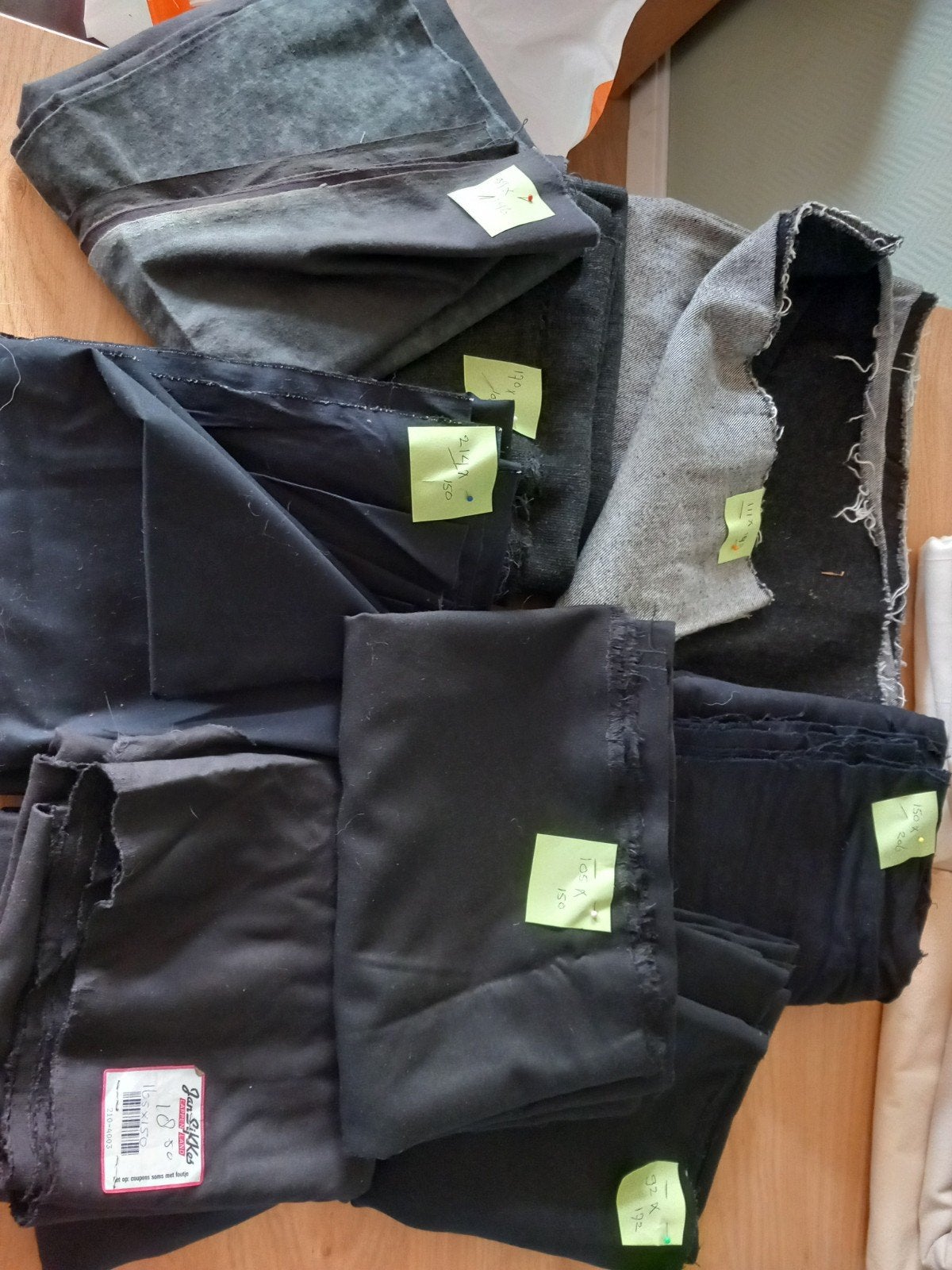 Diverse stoffen - Katoen, Linnen, Polyester, Wol, Meerkleurig, 120 cm of meer, Ophalen of Verzenden, Katoen