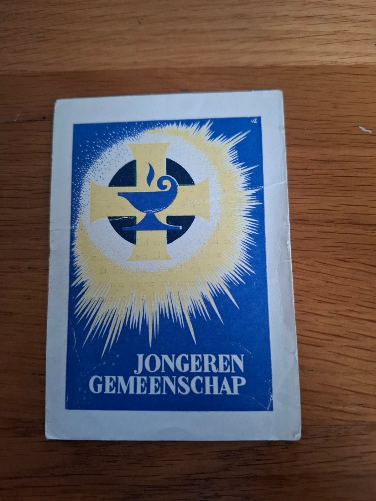 Gebedskaart Jongeren Gemeenschap 1949, Verzamelen, Ophalen of Verzenden, Gebruikt, Kaart of Prent