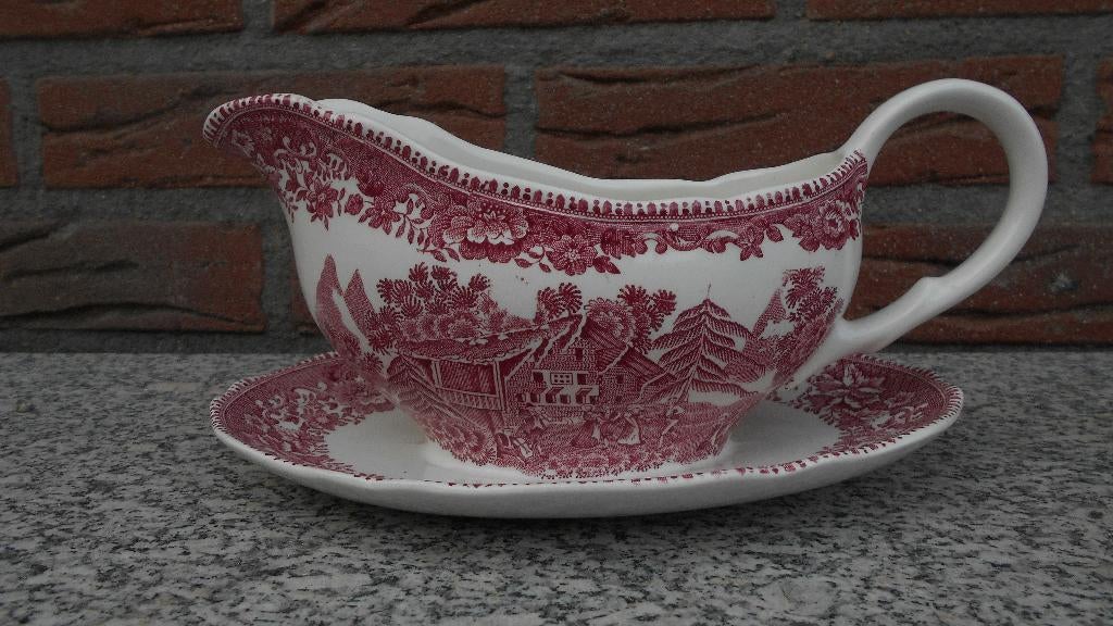sauskom Enoch Wedgwood Avon Cottage, Antiek en Kunst, Antiek | Servies los, Ophalen of Verzenden