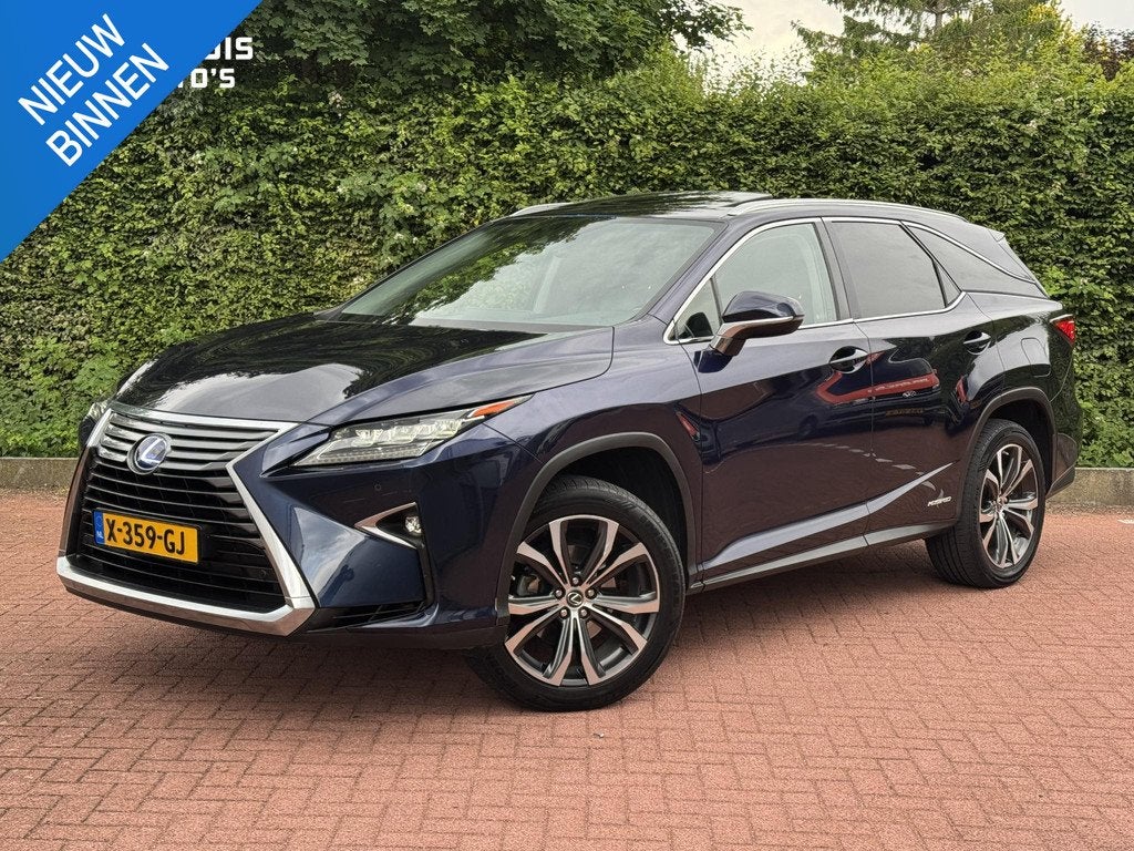 Lexus RX 450hL 4WD 7-zitter Dakraam Garantie (Nette auto!), Auto's, Lexus, Automaat, Gebruikt, Euro 6, Blauw