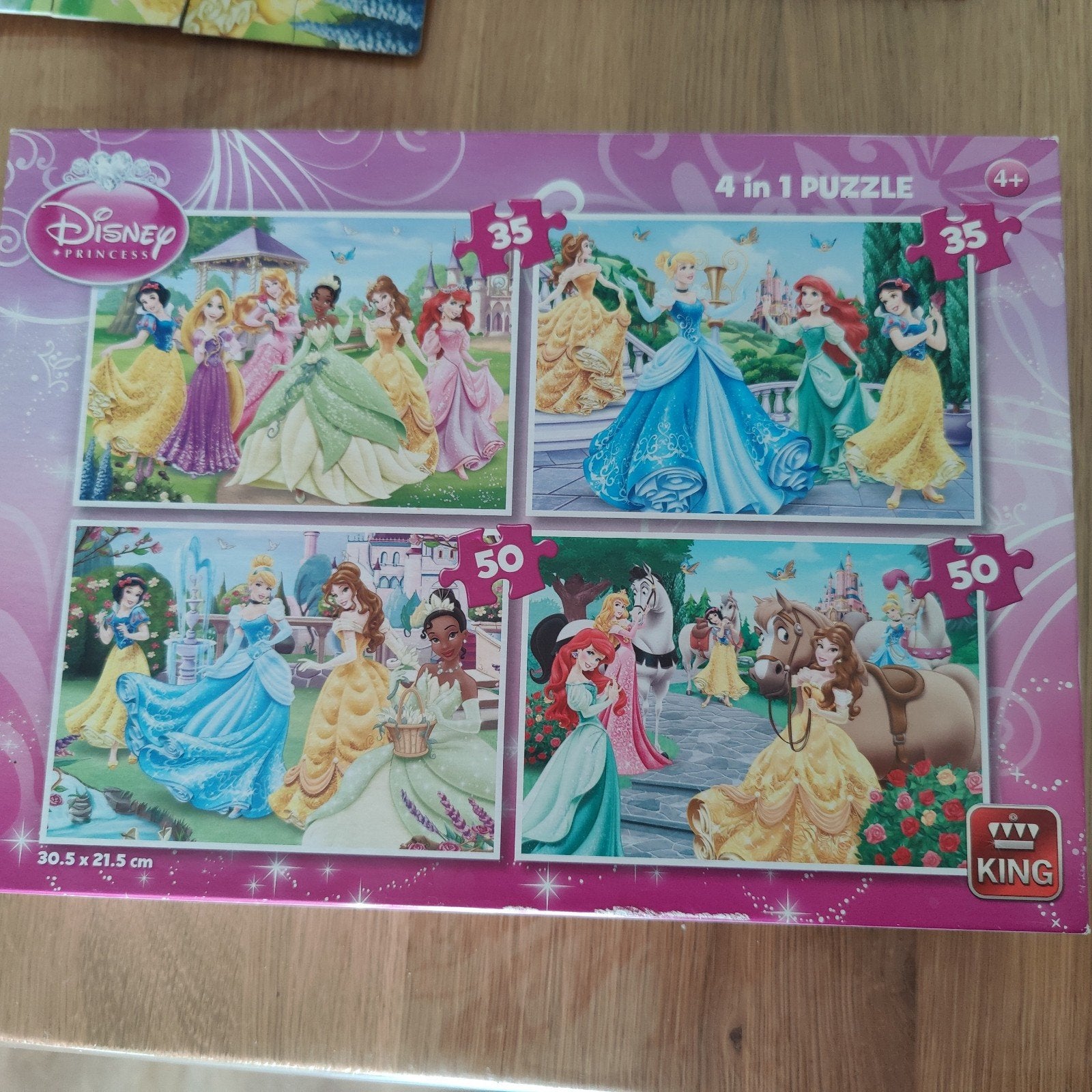 4x prinsessen puzzel, Ophalen of Verzenden, 10 tot 50 stukjes, 4 tot 6 jaar