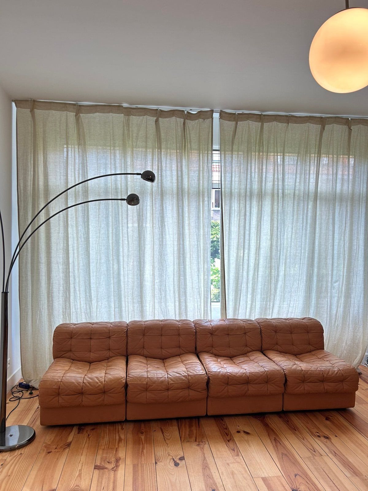 De Sede DS11 Modulaire Bank - Cognac Leer, Ophalen, Gebruikt, Leer