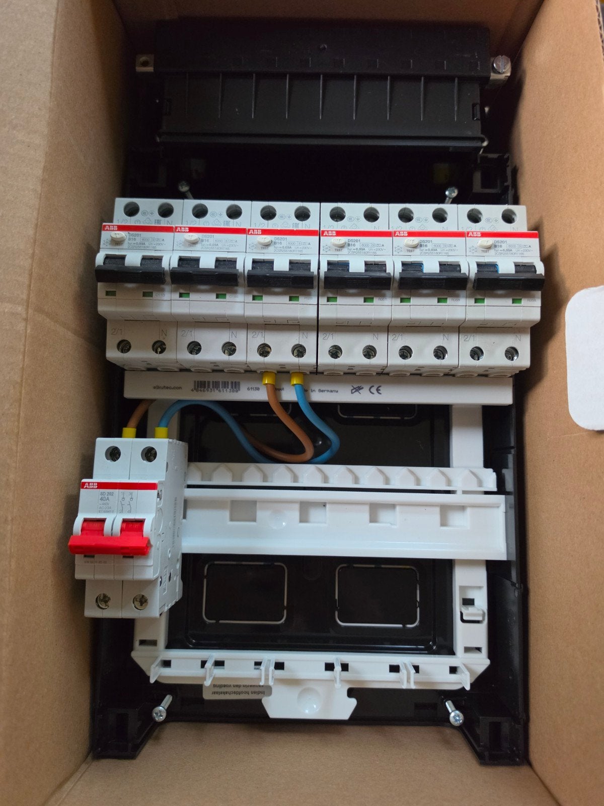 ABB groepenkast of uitbreidingskast 6 groepen, Ophalen of Verzenden, Nieuw, Overige typen