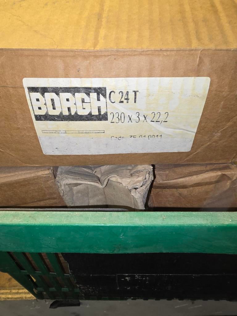 BORGH slijpschijven 230x3x22,2, meerdere nieuwe dozen, Ophalen