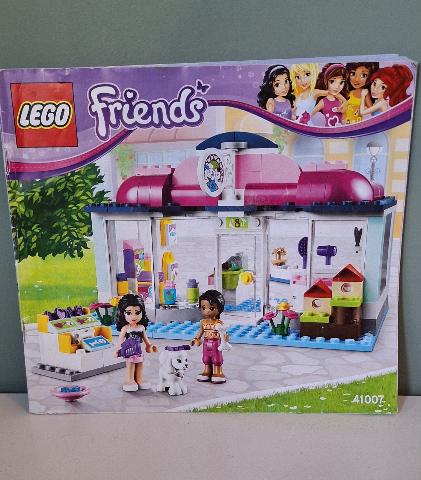 LEGO Friends Dierenkliniek 41007 met boekje en poppetjes, Lego, Compleet, Friends, Ophalen of Verzenden