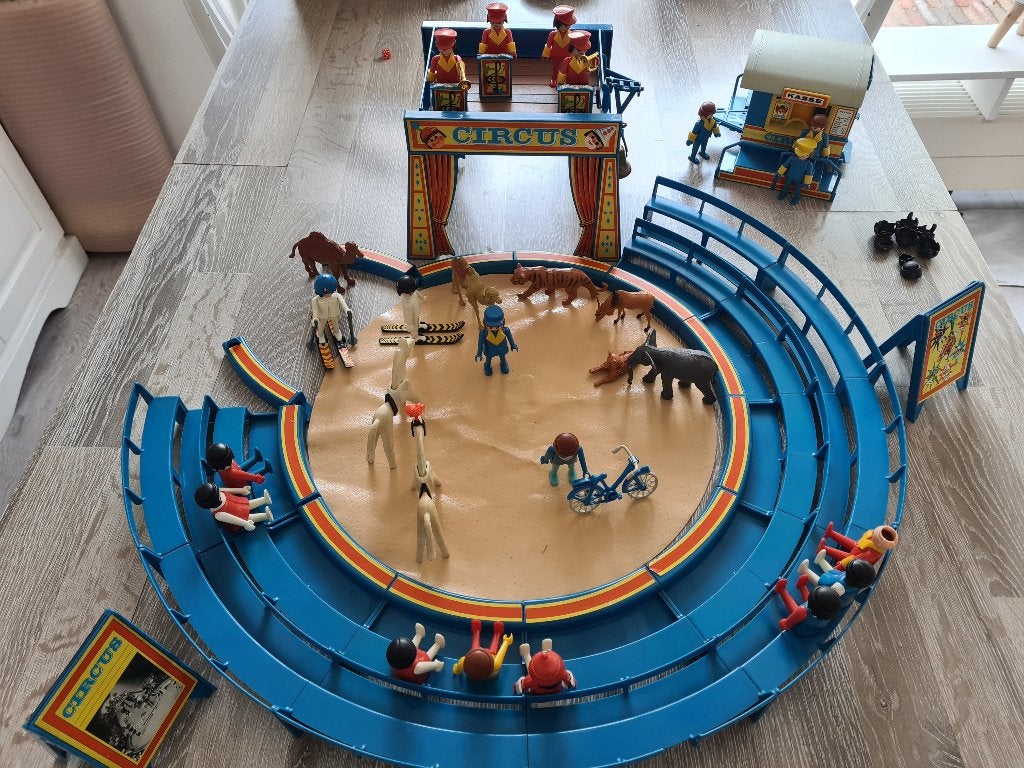 Mooi playmobil circus set 3510, set komt uit 1970, Ophalen of Verzenden, Gebruikt