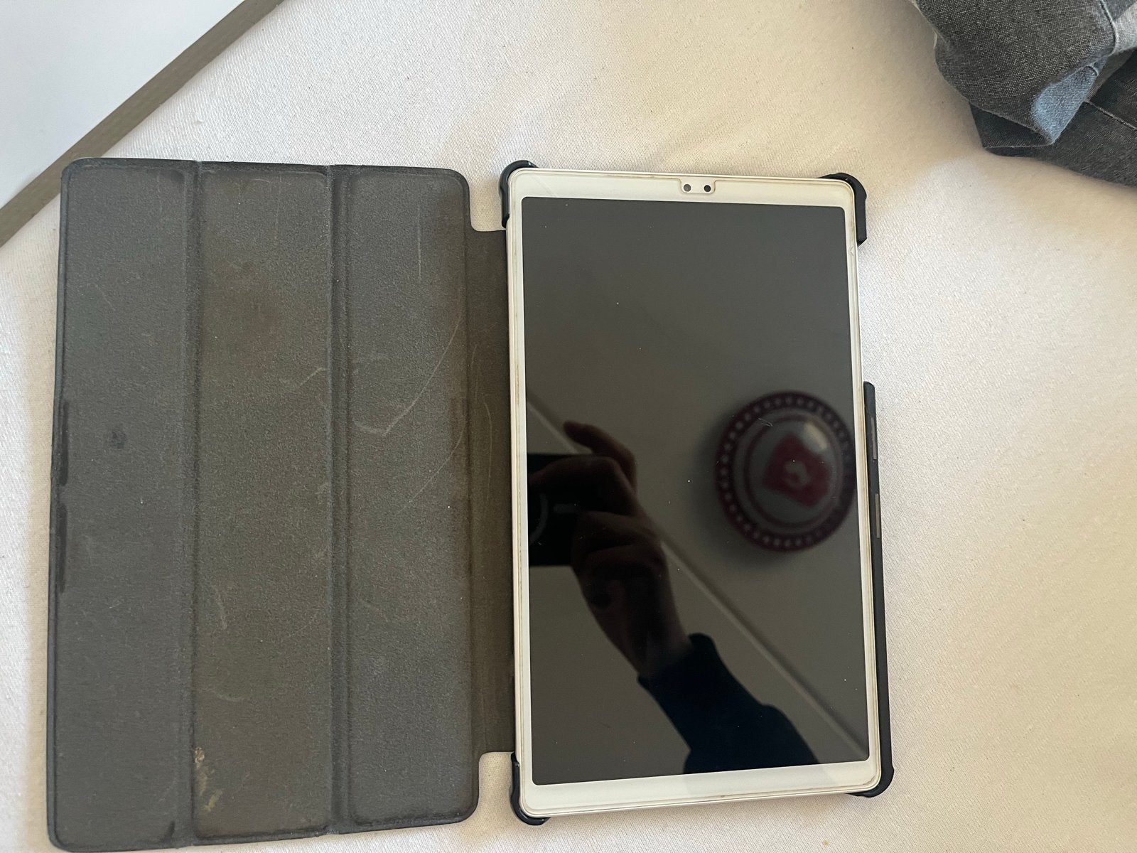 Samsung Galaxy Tab A7 Lite met hoesje, 32 GB, 8 inch, Ophalen of Verzenden, Zo goed als nieuw