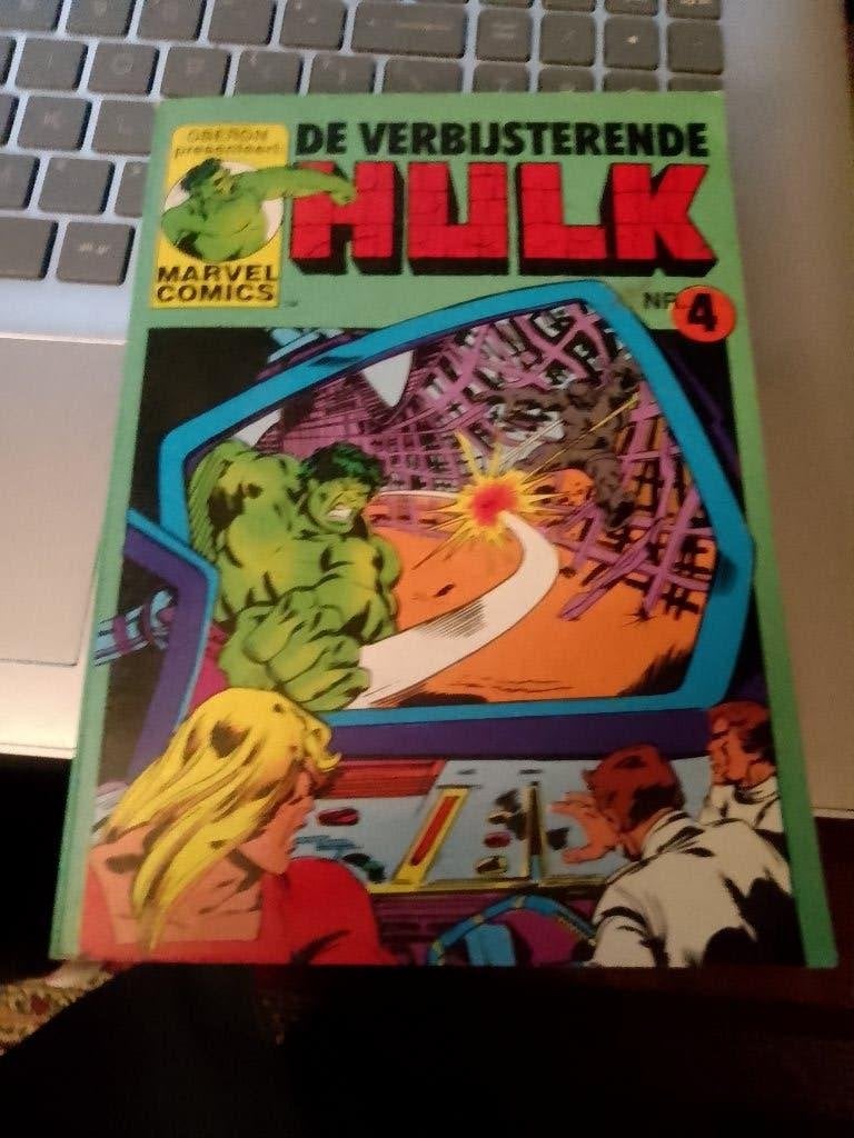 boek de verbijsterende   hulk marvel comics, Eén comic, Ophalen of Verzenden, Gelezen, Amerika