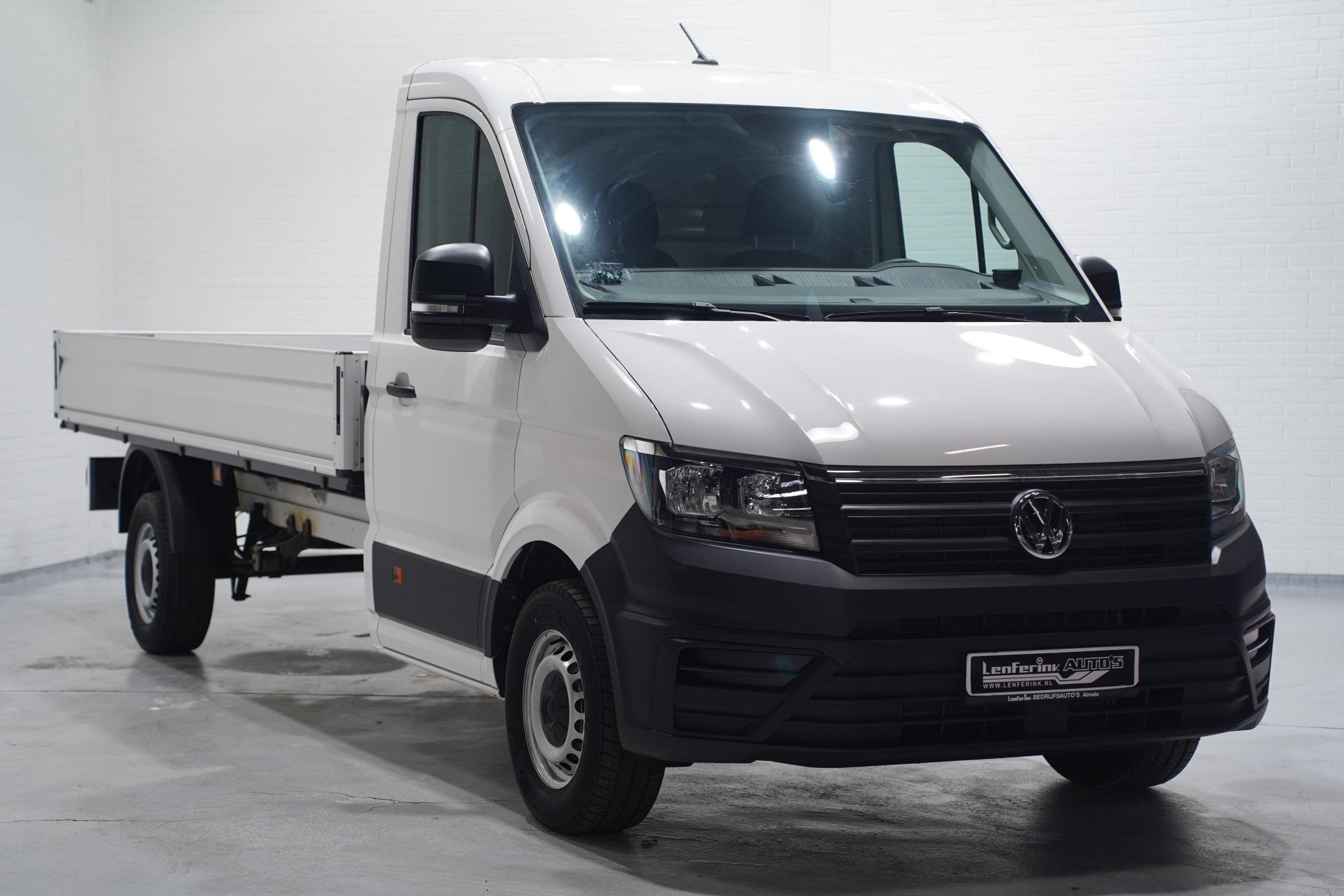 Volkswagen Crafter 2.0 TDI 177 pk L4 Pick Up / Open Laadbak, 3000 kg, Stof, Gebruikt, 4 cilinders
