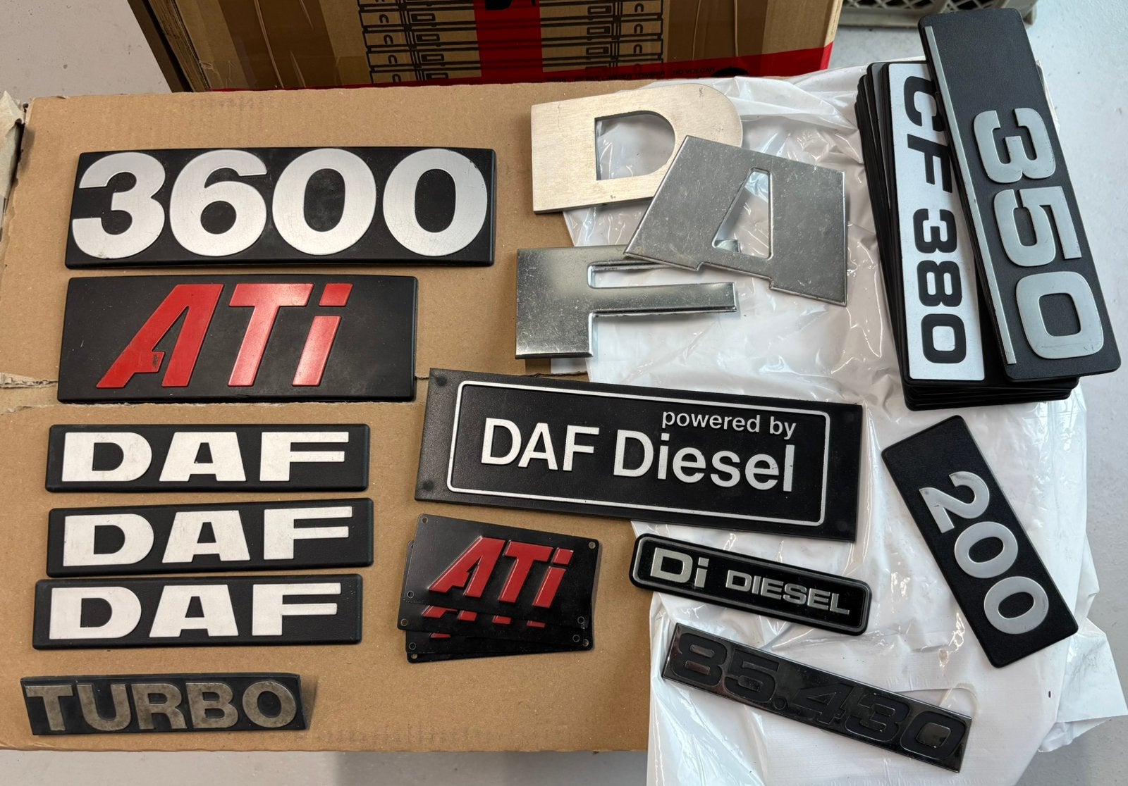 Te Koop: DAF Typeplaatjes 3600 ATI Turbo NIEUW, Ophalen, Nieuw, DAF