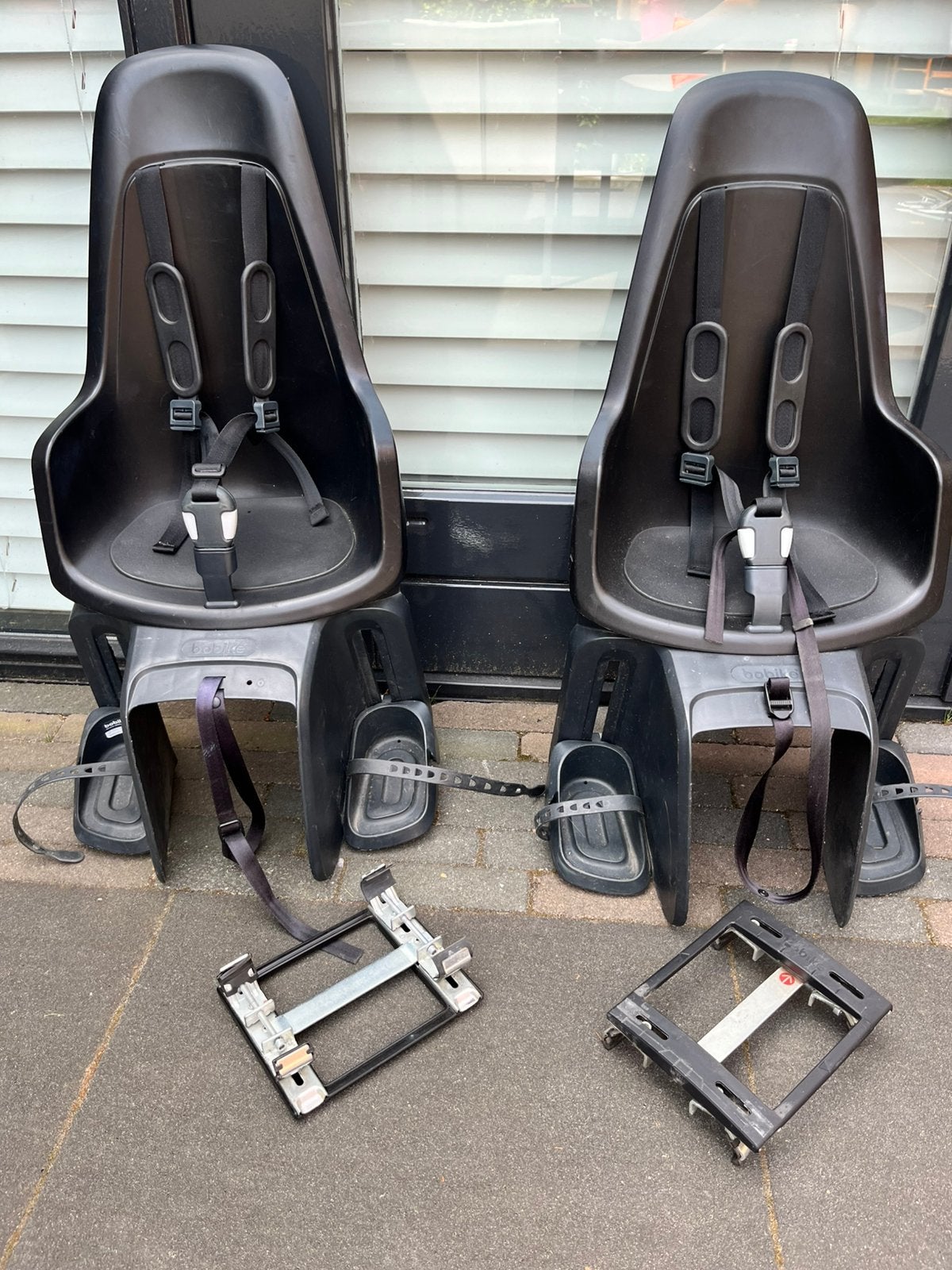 2x Bobike achterzitje fietsstoeltje, Ophalen, Gebruikt, Achterzitje
