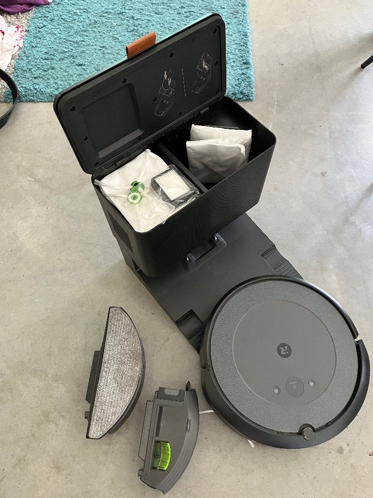 iRobot Roomba Combo i5+, Stofzak, IRobot, Ophalen of Verzenden, Zo goed als nieuw