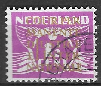 1934-1938 | NVPH D9 | Dienst, opdruk COURT PERMANENTE |811|, Postzegels en Munten, Ophalen of Verzenden, Na 1940, Gestempeld