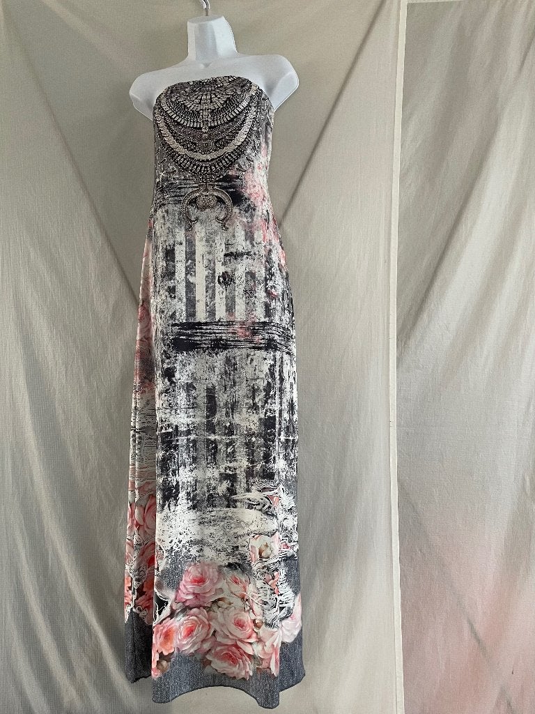 Missy strapless maxi jurk, maat M/L.  Strass, Kleding | Dames, Jurken, Maat 38/40 (M), Meerkleurig, Missy, Ophalen of Verzenden