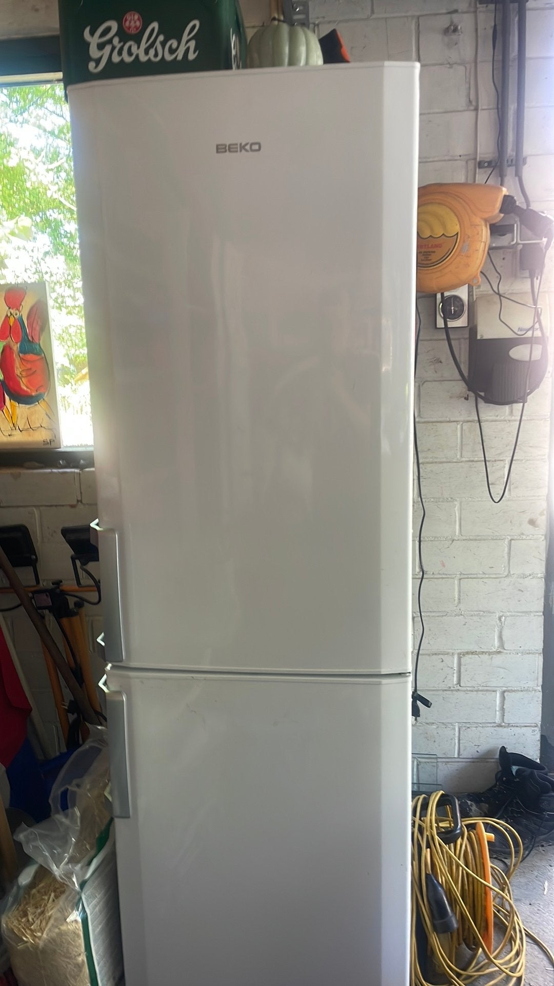 Koelvriescombinatie BEKO, Witgoed en Apparatuur, Ophalen, Gebruikt, 200 liter of meer, Met aparte vriezer