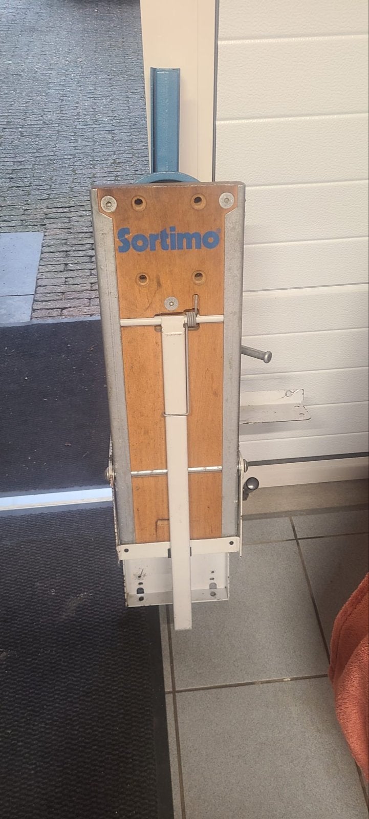 Bankschroef - heuer/sortimo, Ophalen of Verzenden, Gebruikt