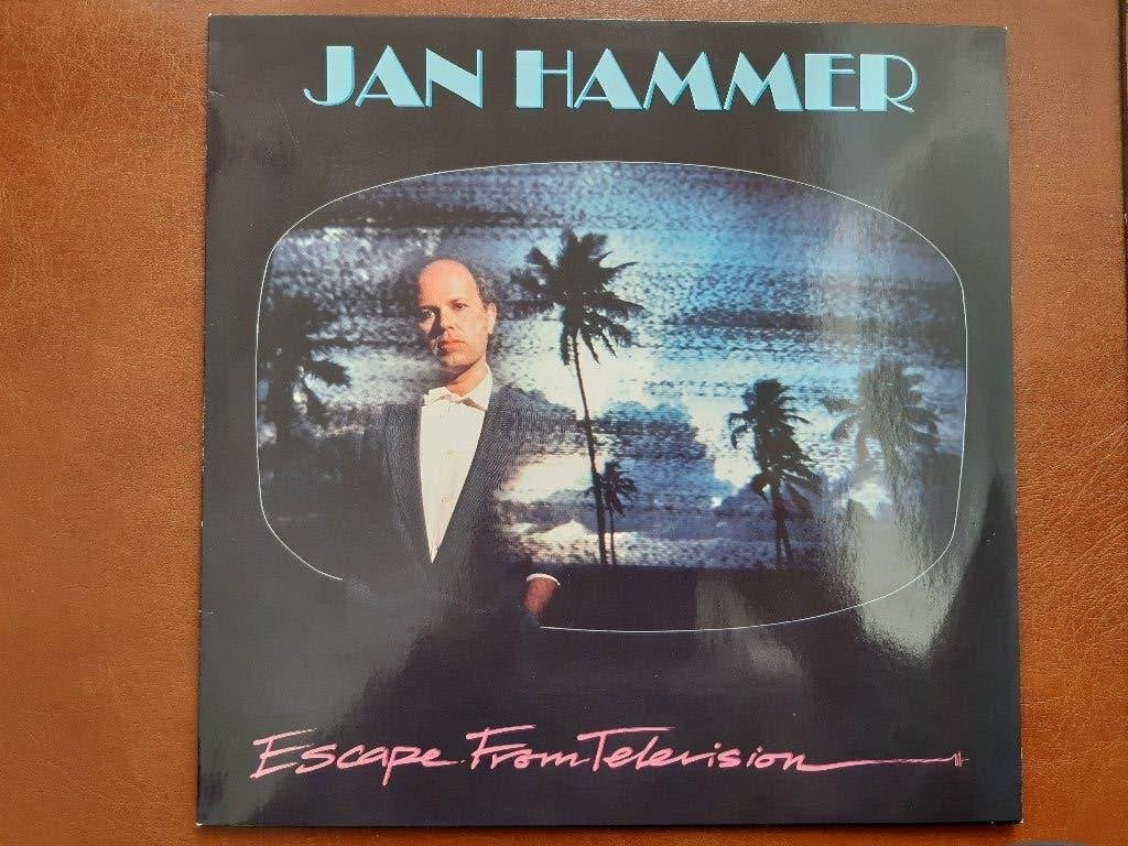Jan Hammer - Escape From Television, Cd's en Dvd's, Inclusief binnenhoes, Ophalen of Verzenden, Gebruikt, 12 inch