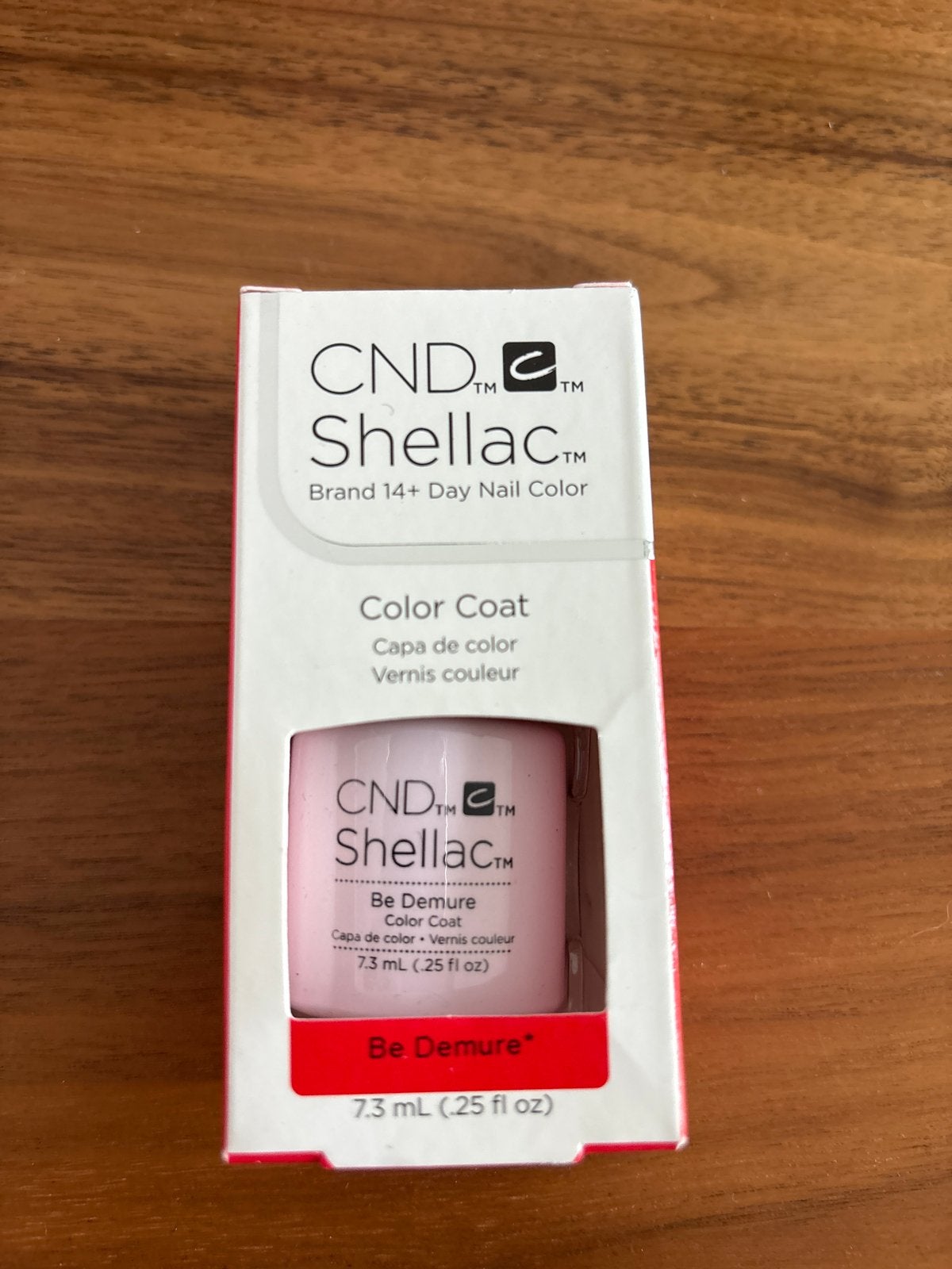 CND Shellac "Be Demure" Color Coat - Nieuw, Ophalen of Verzenden, Nieuw, Overige typen