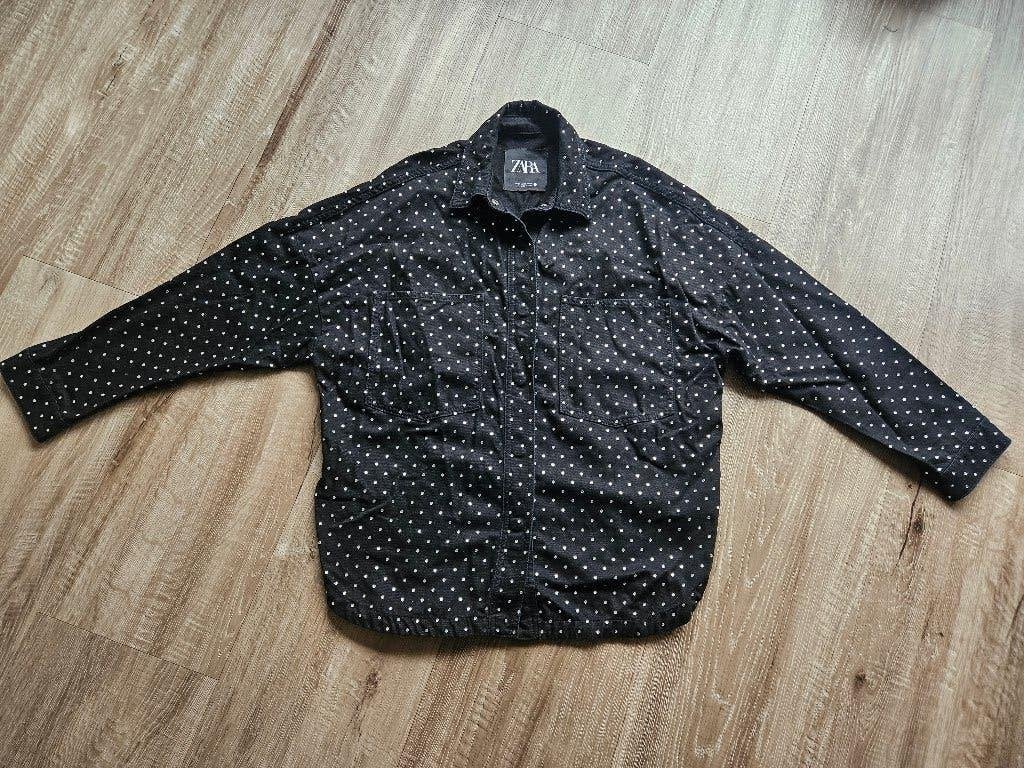 Blousejasje blouse jasje steentjes zwart Zara M bijna nieuw, Maat 38/40 (M), Ophalen of Verzenden, Zo goed als nieuw, Zara