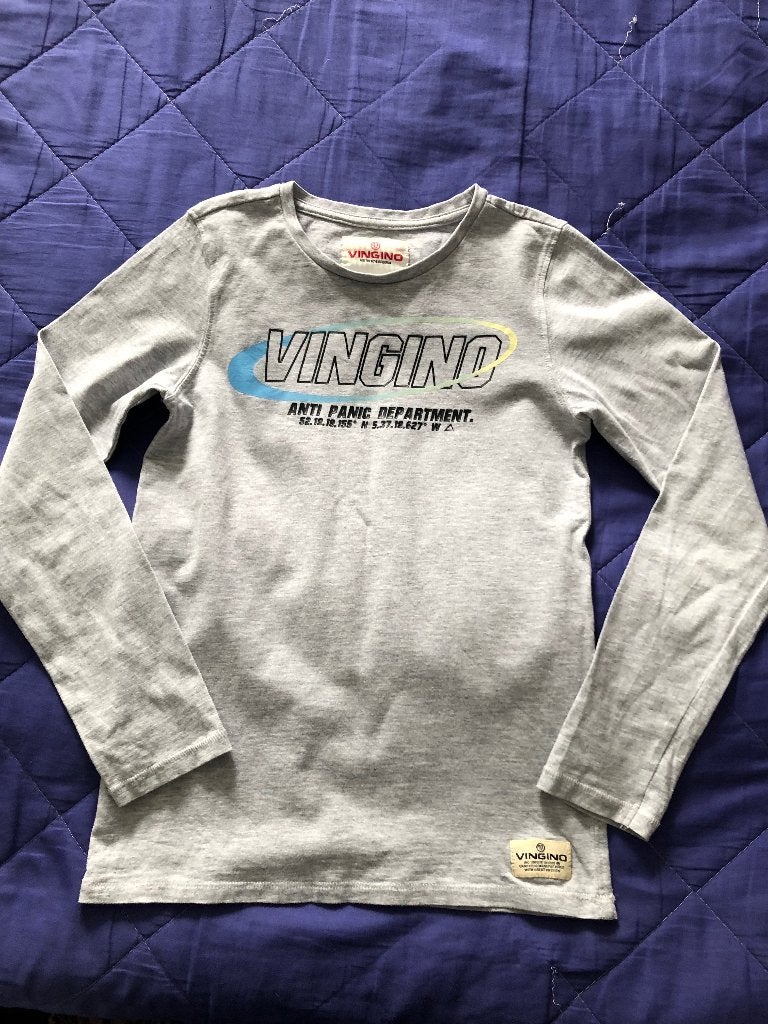 Vingino longsleeve, Ophalen of Verzenden, Zo goed als nieuw, Vingino, Shirt of Longsleeve