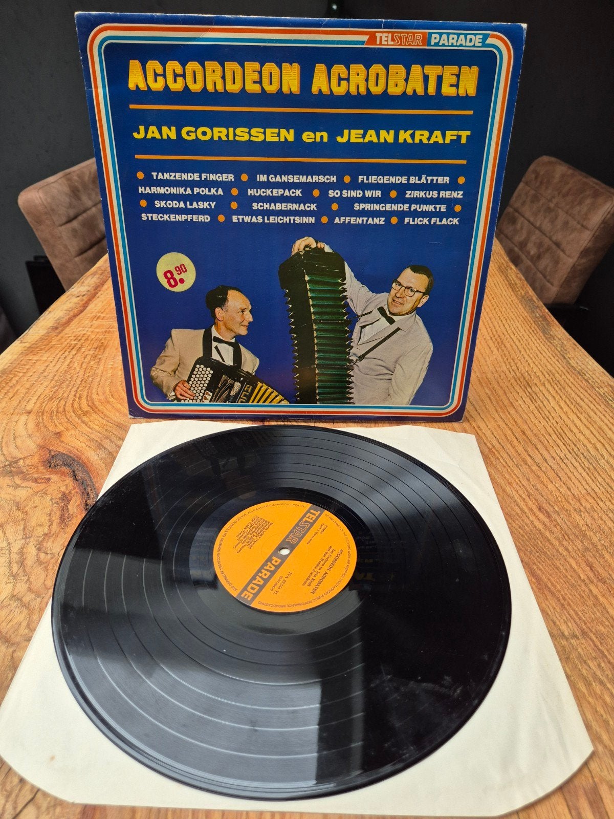 Accordeon Acrobaten - Jan Gorissen en Jean Kraft LP, Ophalen of Verzenden, Gebruikt