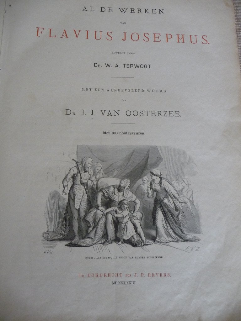 De werken van Flavius Josephes, Antiek en Kunst, Ophalen of Verzenden, Dr WA Terwogt