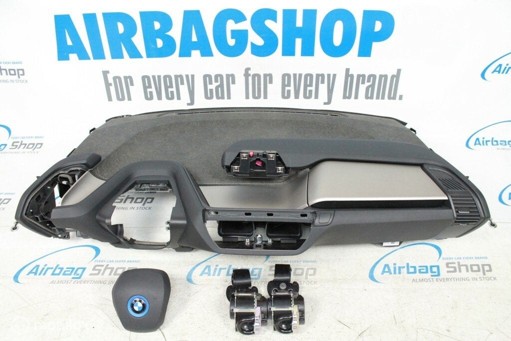 Airbag set - Dashboard zwart brons BMW i3 (2017-heden), Gebruikt, Ophalen of Verzenden