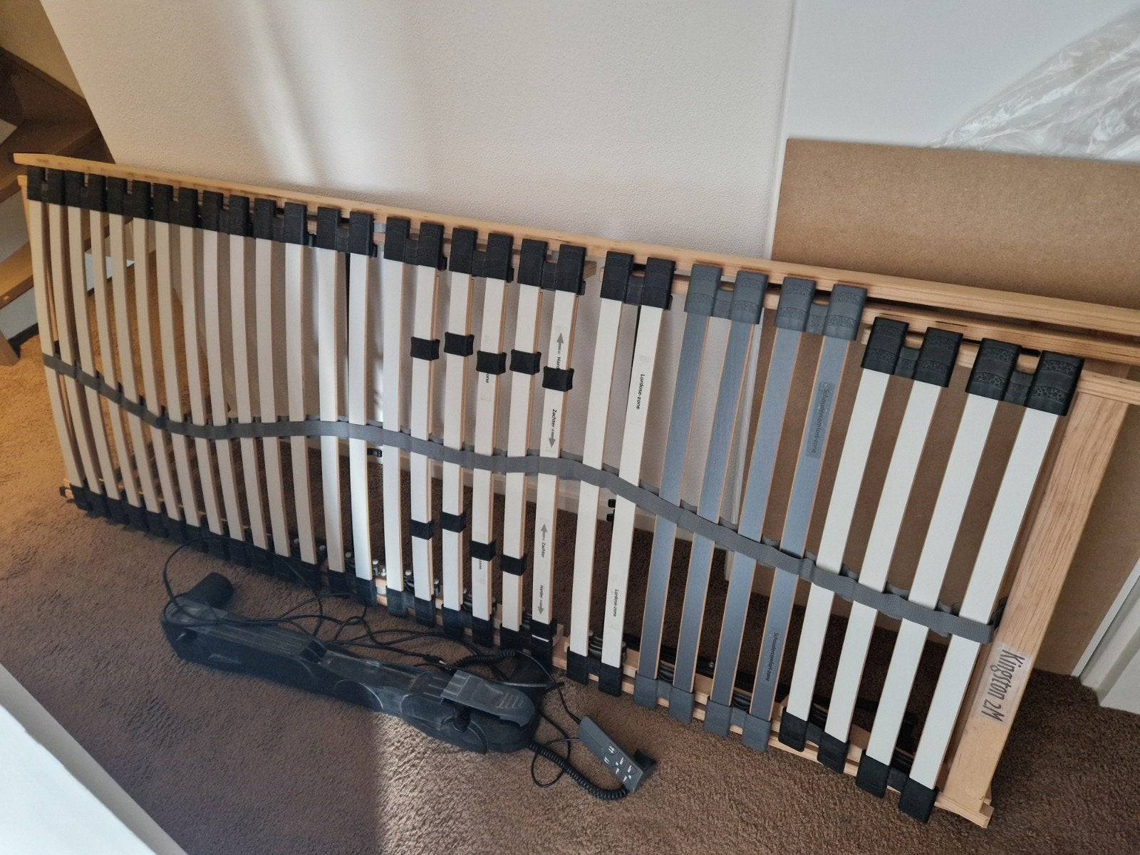 Elektrisch verstelbare lattenbodem  maat 80x210 cm, Huis en Inrichting, Slaapkamer | Matrassen en Bedbodems, Ophalen, Gebruikt