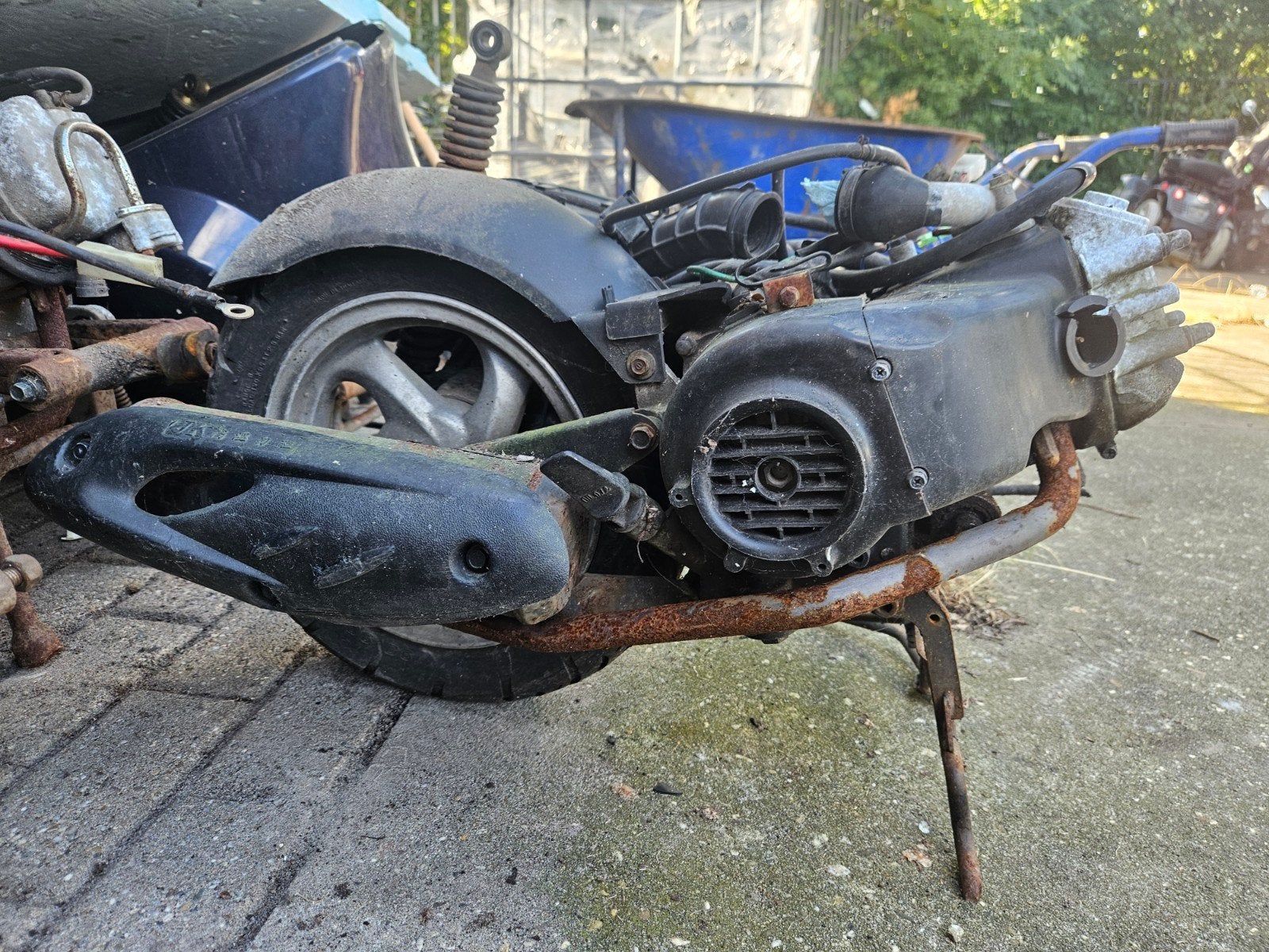 te koop sym mio motorblok, Ophalen, Gebruikt, Blok