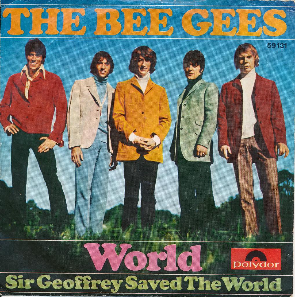 2754 Bee Gees - World (1967), Gebruikt, 7 inch, Single, Ophalen of Verzenden