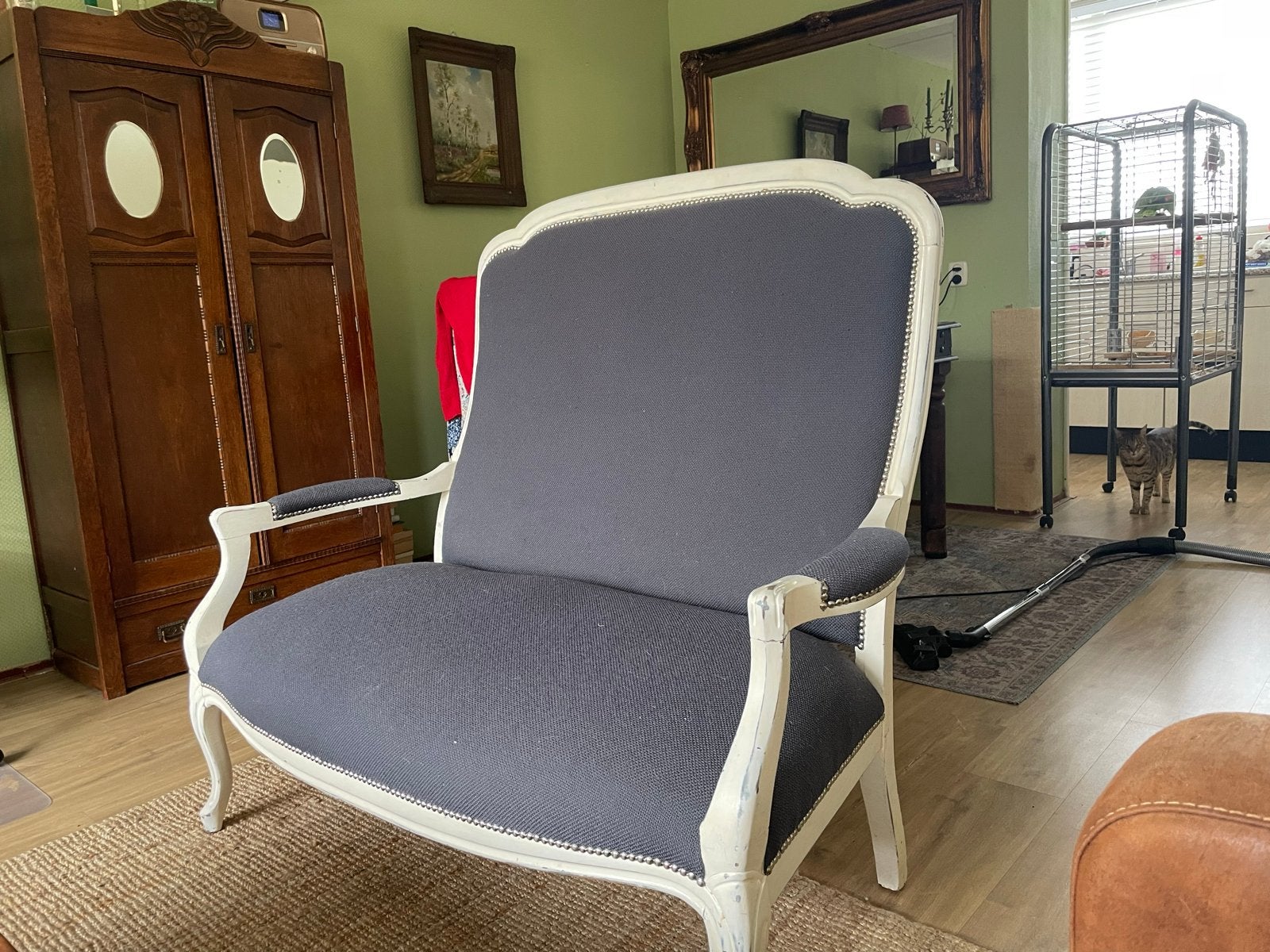 Stijlvolle fauteuil in Lodewijk XVI-stijl 125 euro, Ophalen of Verzenden