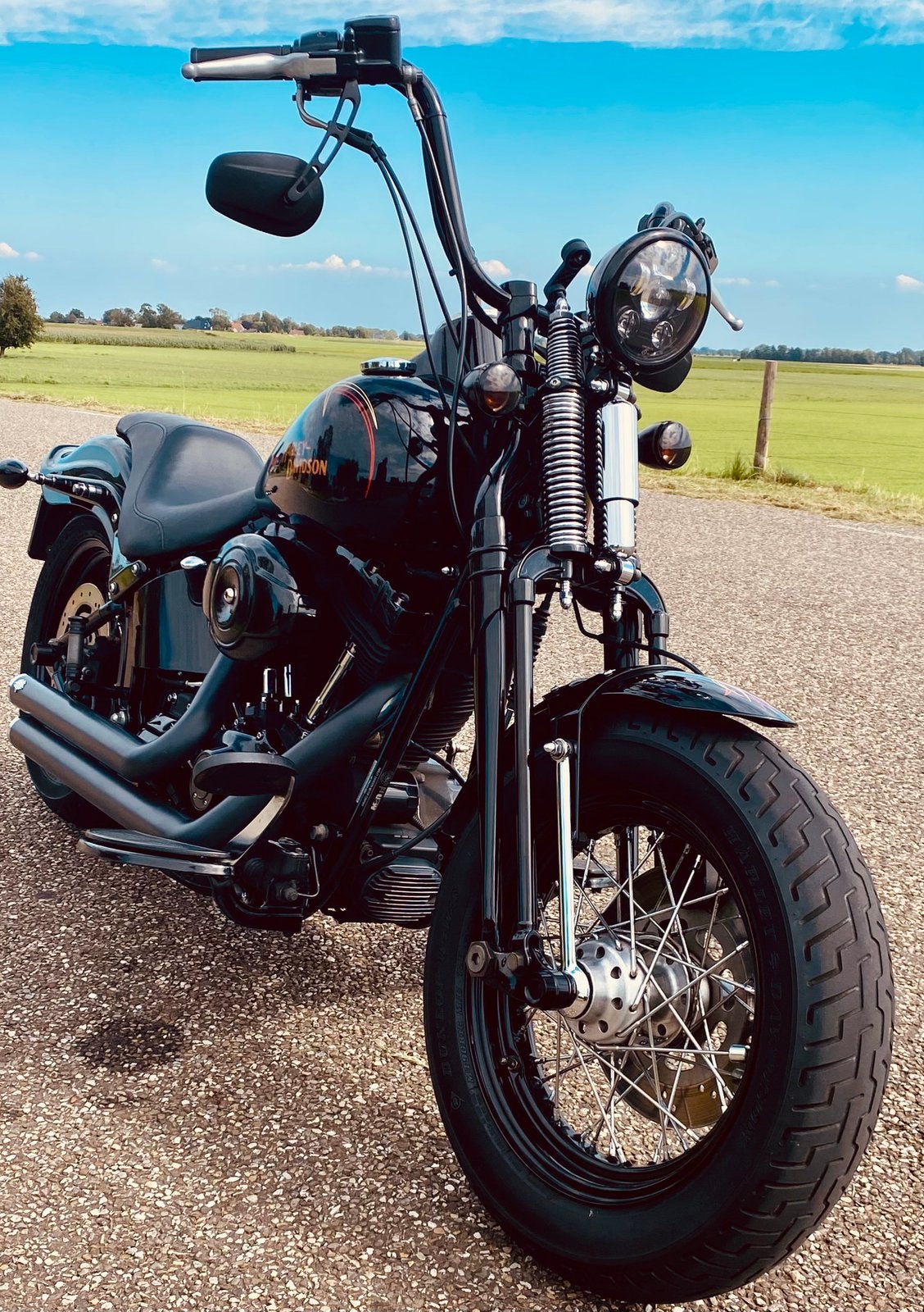 Mooie Harley Davidson FLSTSB Crossbones 1584 Twincam 2008, Motoren, Motoren | Harley-Davidson, 2 cilinders, Occasion, Particulier