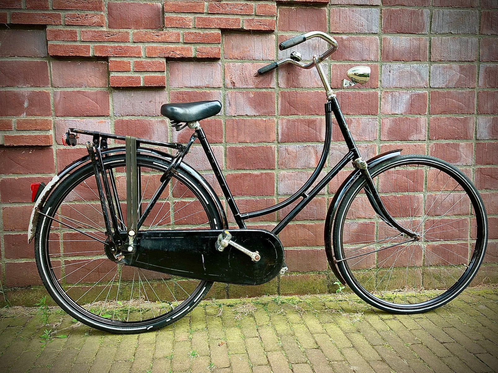 Vintage Locomotief omafiets 28 inch, Fietsen en Brommers, 53 tot 56 cm, Ophalen, Gebruikt
