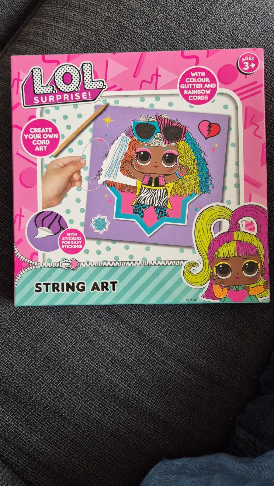 LOL Surprise! String Art Knutselset - Nieuw in doos, Overige thema's, Nieuw, Meerkleurig, Ophalen of Verzenden