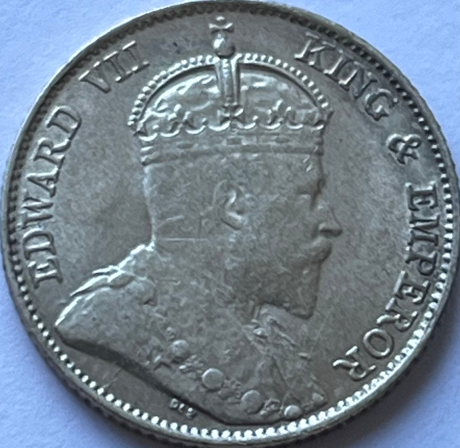 Straits Settlements zilveren tien cent 1910 topkwaliteit!, Ophalen of Verzenden, Zuidoost-Azië, Losse munt, Zilver