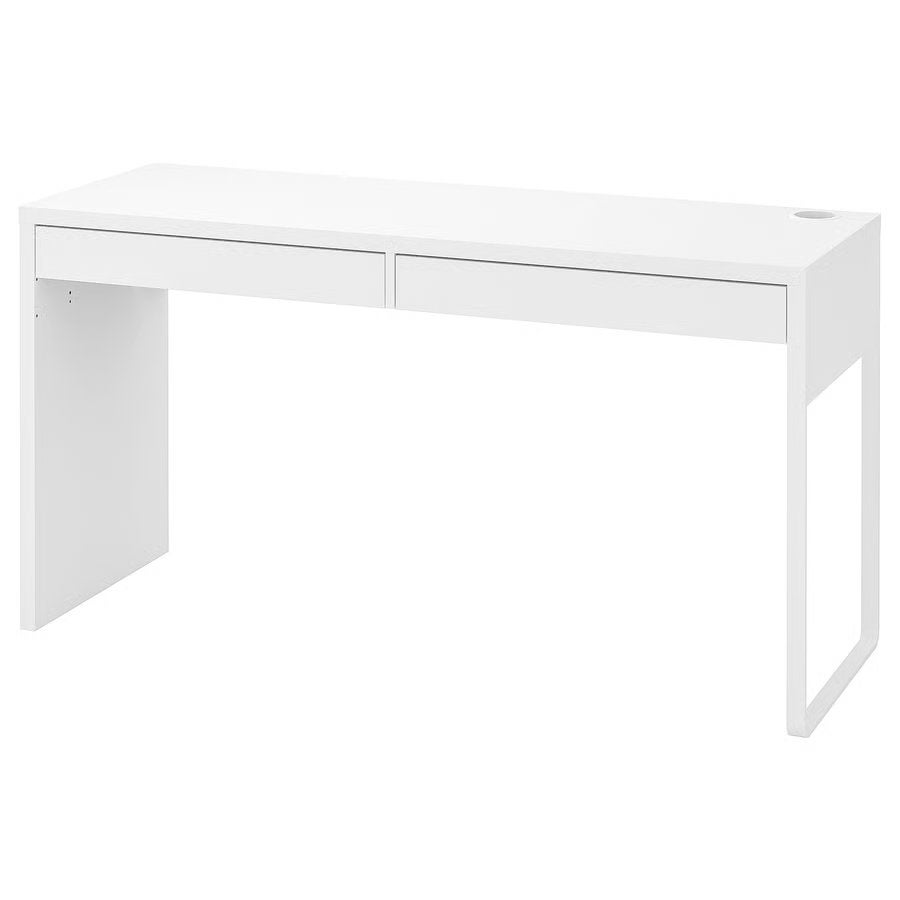 Bureau IKEA Micke wit, Ophalen, Overige typen, Kabelgoot, 50 cm
