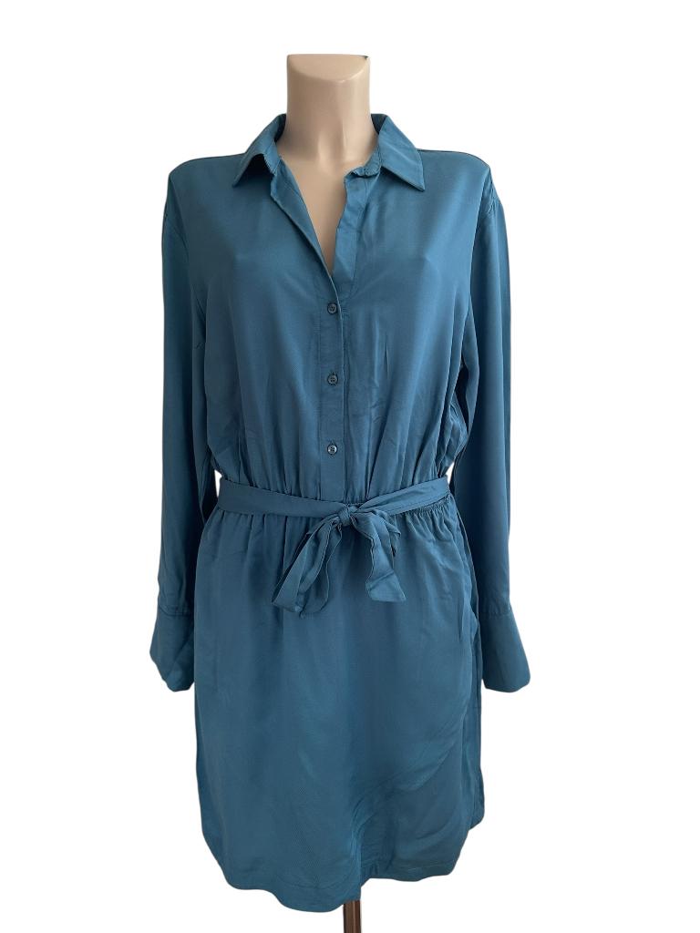 Anna van Toor jurk L, Kleding | Dames, Maat 38/40 (M), Blauw, Ophalen of Verzenden, Zo goed als nieuw