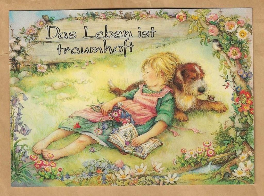 Ansichtkaart. Lisi Martin. Das Leben ist traumhaft., Ophalen of Verzenden, 1920 tot 1940, Ongelopen, Duitsland