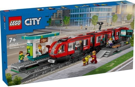 Lego City 60423 Stadstram en station NIEUW, Lego, City, Lego, Nieuw