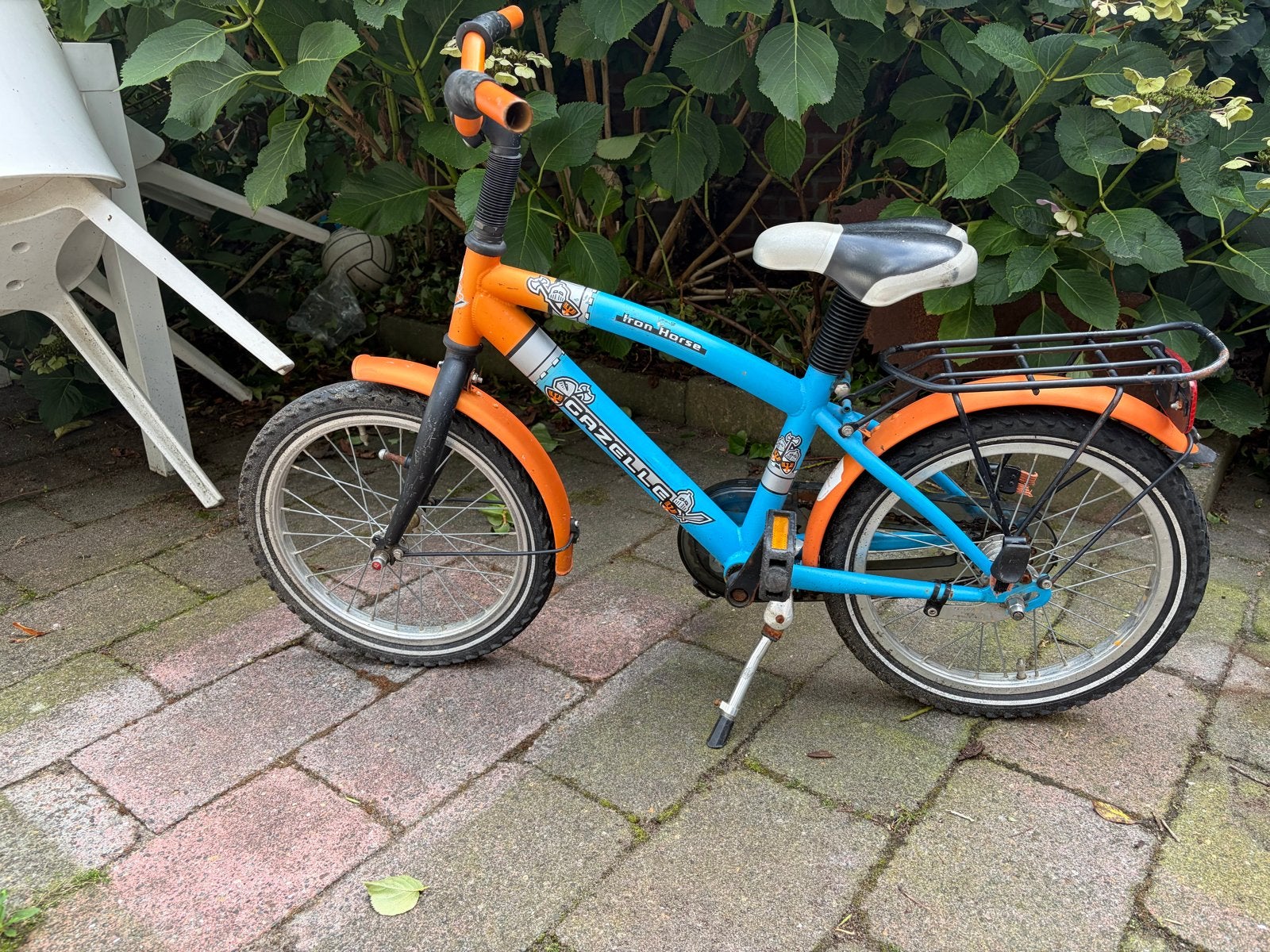 Gazelle Iron Horse kinderfiets 16 inch, Ophalen, Gebruikt, Terugtraprem, 16 tot 20 inch