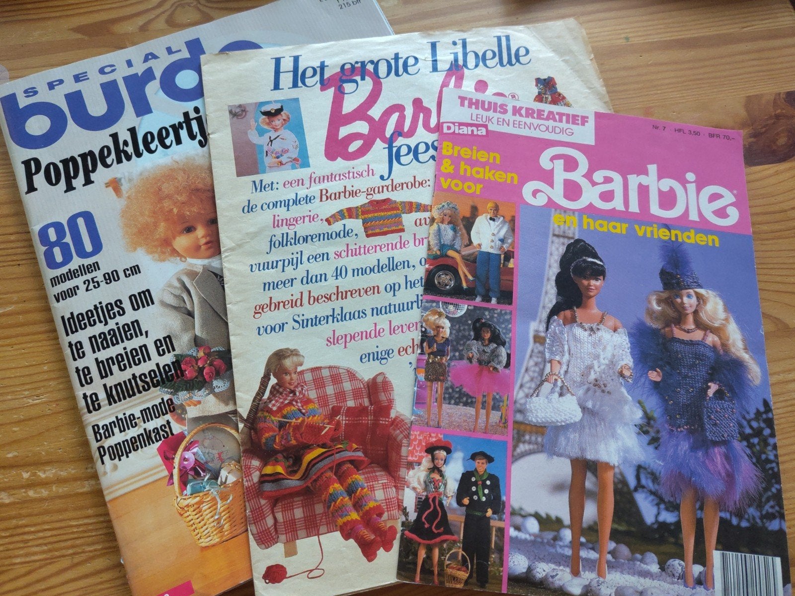 vintage Barbie kleertjes patronen, Overige merken, Kind, Ophalen of Verzenden, Overige typen