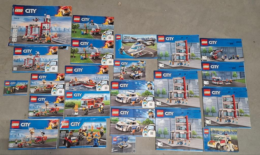 17 sets Lego in thema 112, Ophalen of Verzenden, Zo goed als nieuw, Complete set, Lego