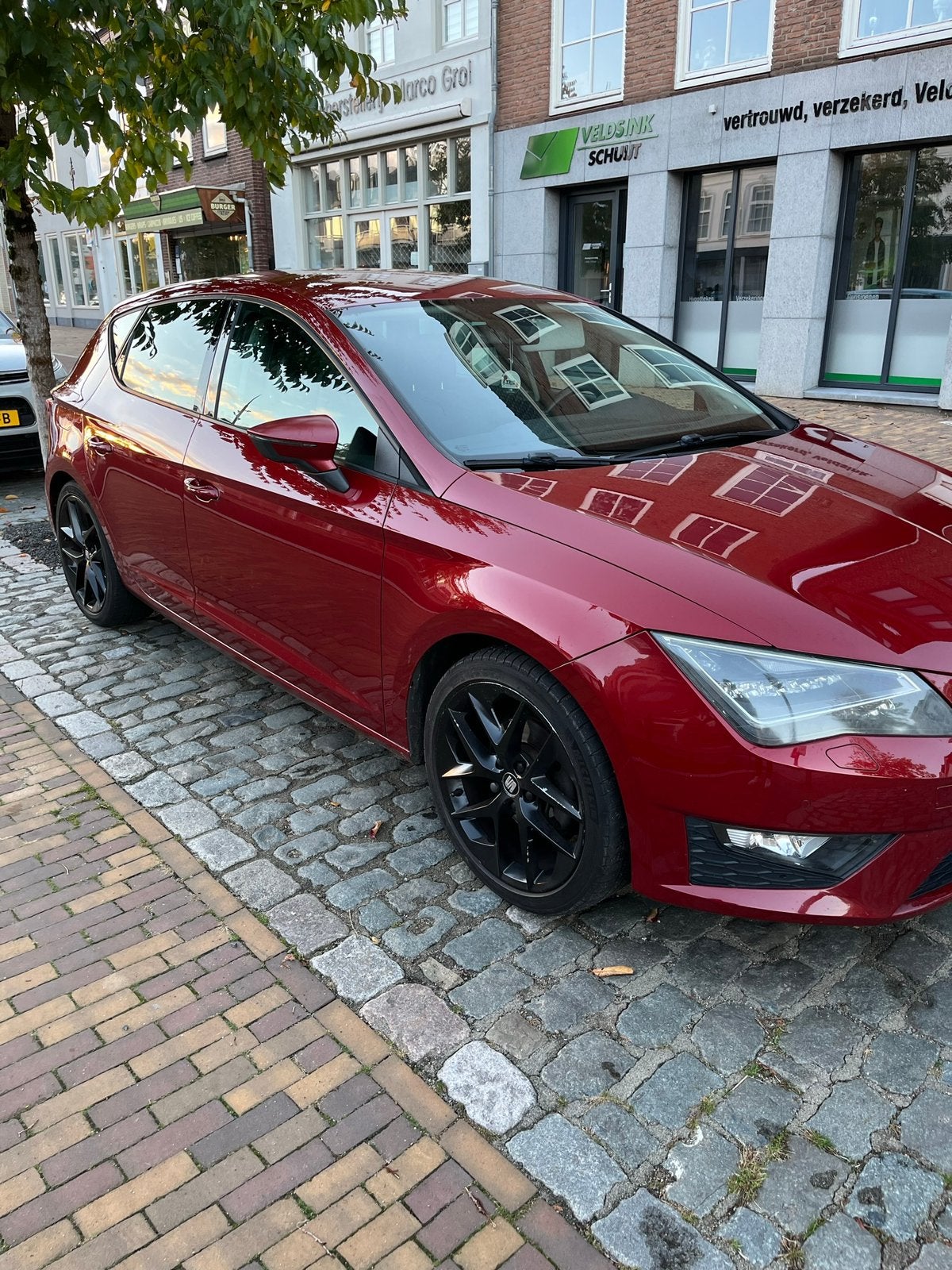 Seat Leon 1.4 TSI 103KW 2013 Rood, Auto's, Seat, Voorwielaandrijving, 1131 kg, 4 cilinders, Leon