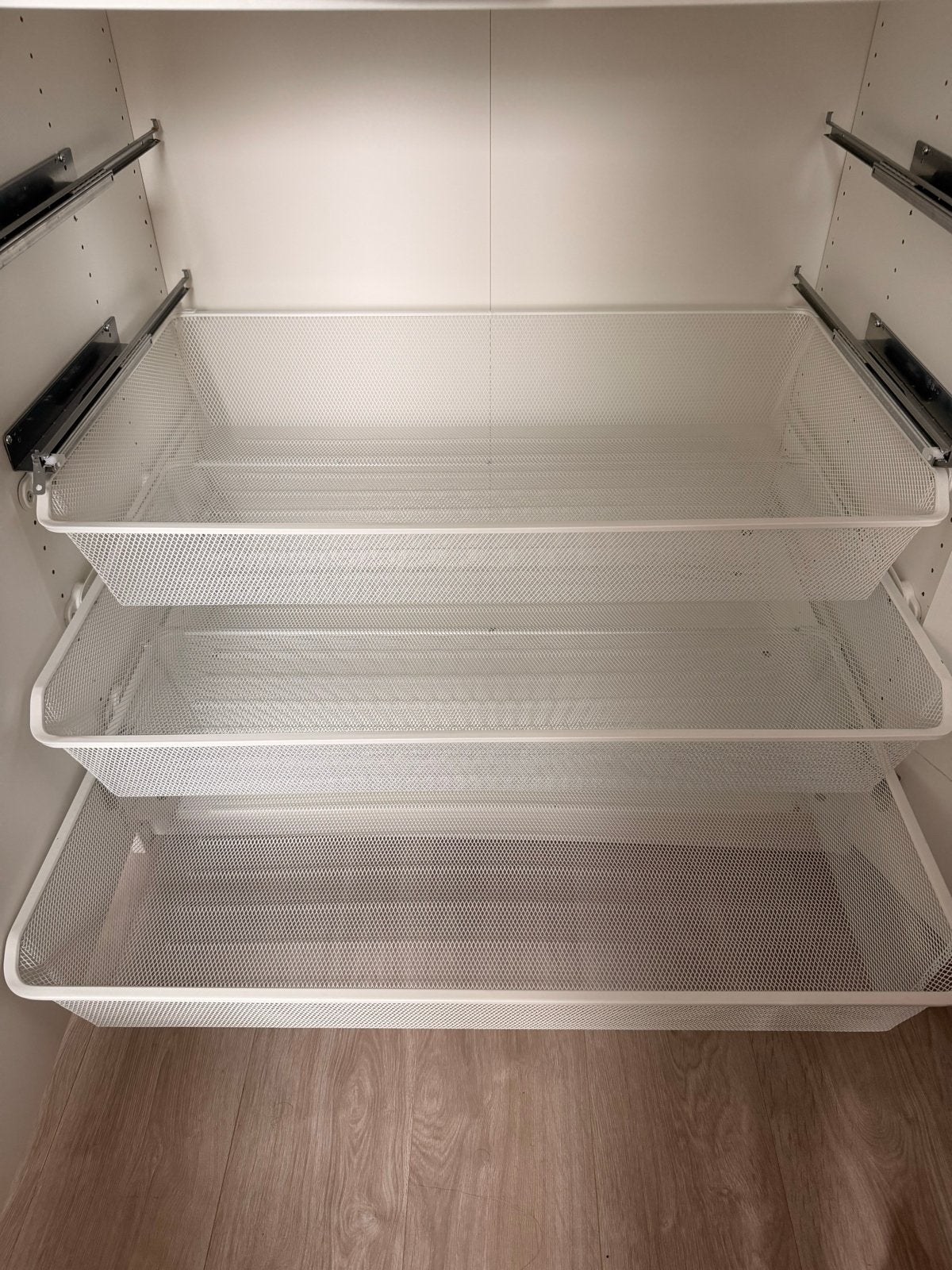 IKEA PAX draadmanden maden lades met railing - 3 stuks, Ophalen, Met plank(en), 50 tot 100 cm, Zo goed als nieuw