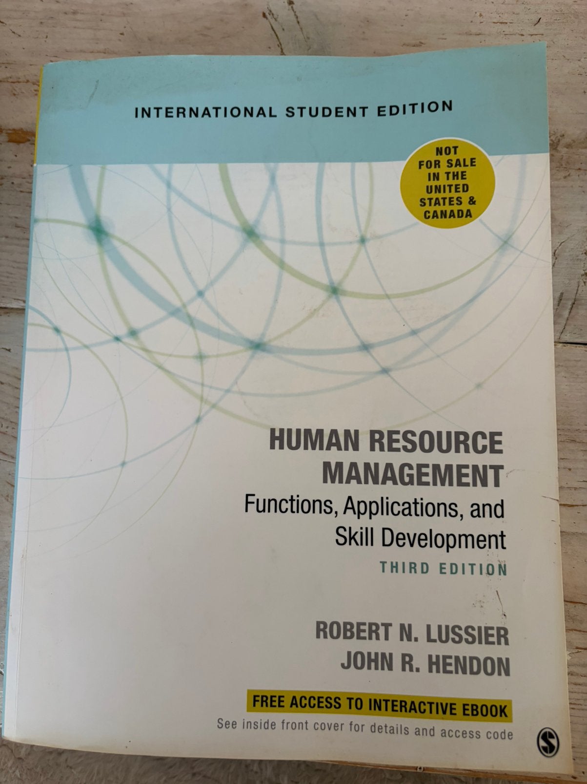 Human resource management van Robert N Lussier en JR Hendon, Verzenden, Zo goed als nieuw