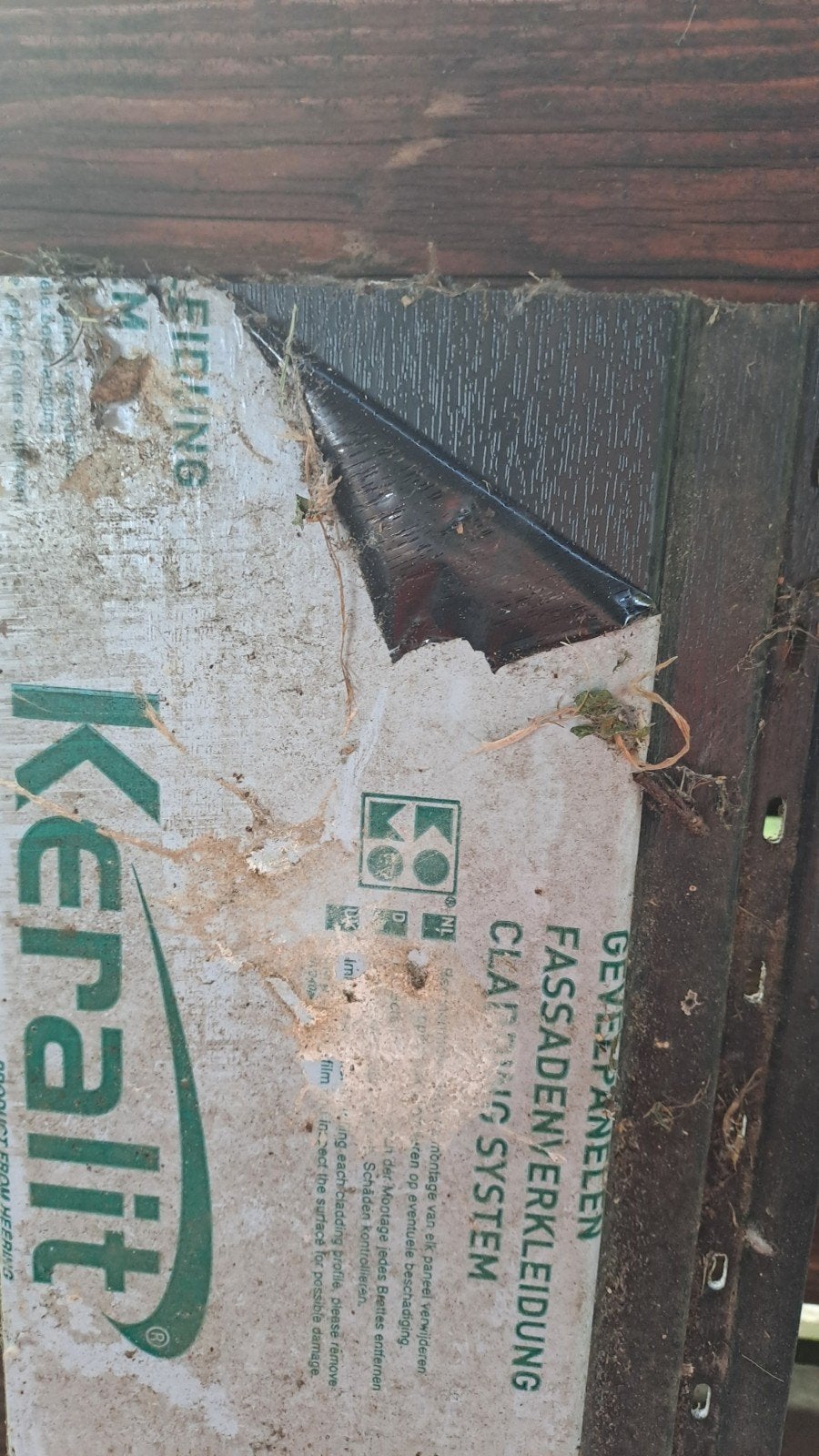 Keralit gevelpanelen 6 meter en 2x ca 1 meter, Ophalen, Nieuw