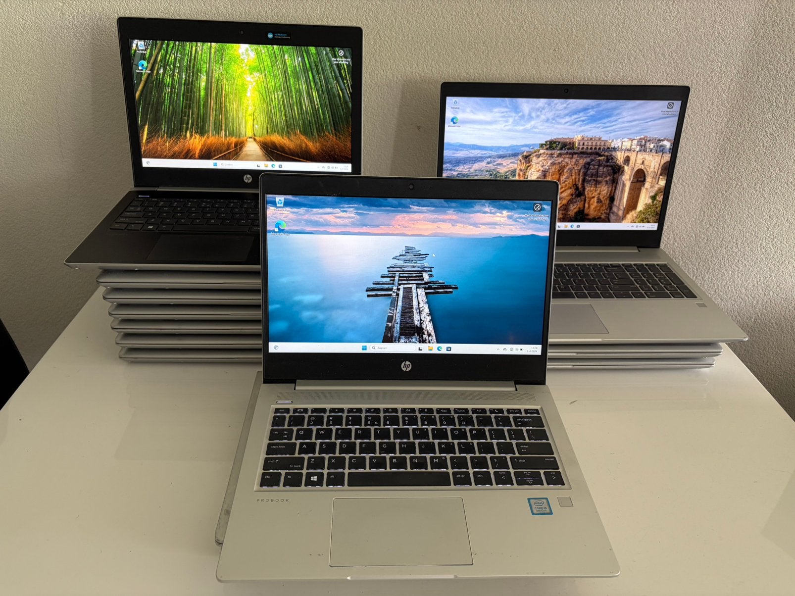 Partij 20x HP/Lenovo 8e Gen Laptops - Core i5 8GB 128/256SSD, Computers en Software, Windows Laptops, Gebruikt, 14 inch, SSD, 3 tot 4 Ghz