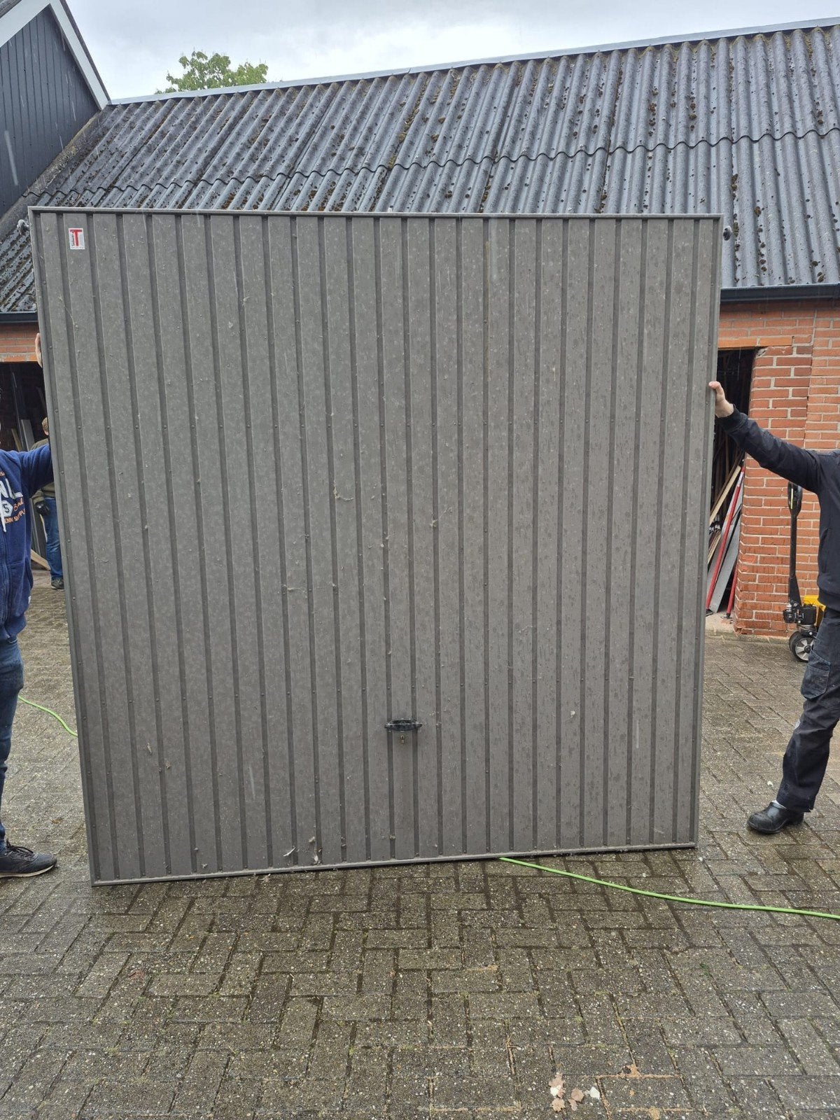 Garagebox deur, kanteldeur, Garagedeur, Ophalen of Verzenden, Metaal, 120 cm of meer